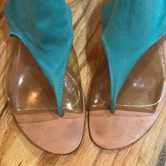 Dolce Vita Women's Indie Sandal OPEN TOE Summer Boots Bootie Turquoise 10 - Picture 11 of 11